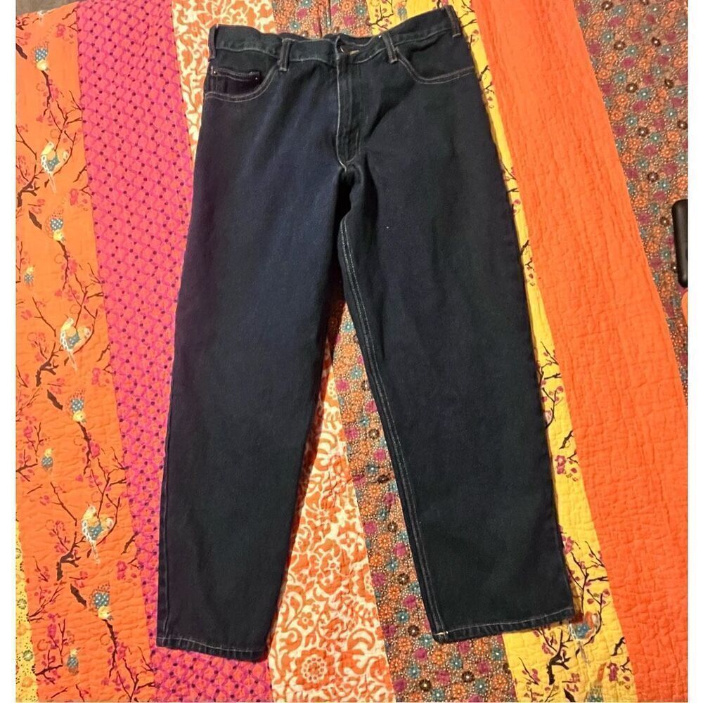 RK jeans dark wash washed never worn 100% cotton sz 33 x 29